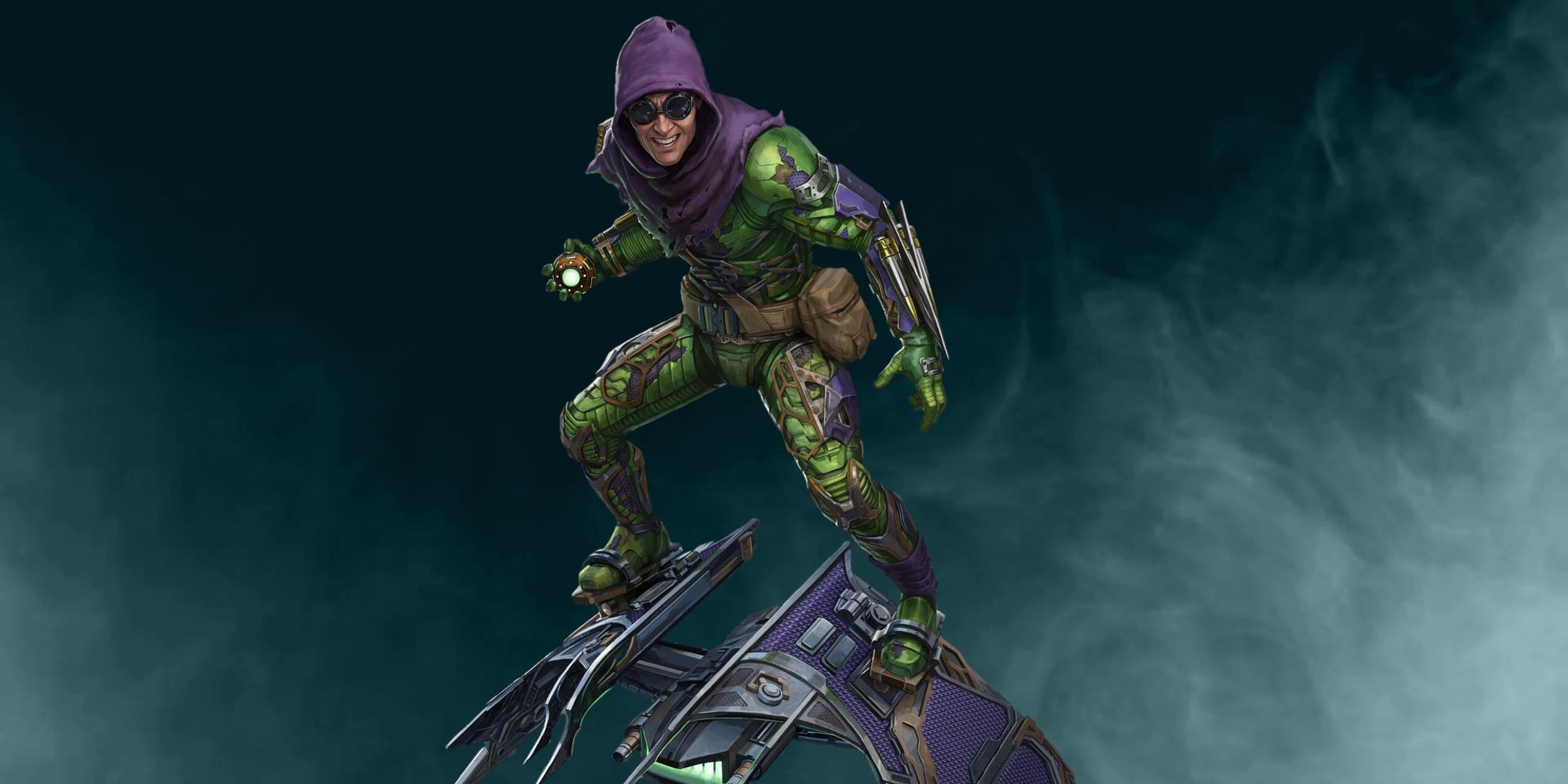 Official concept art for Green Goblin's new design in Spider-Man No Way Home