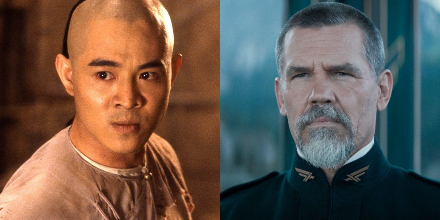 Split image showing Wong Fei-Hung in Once Upon a Time in China and America, and Gurney in Dune 2021
