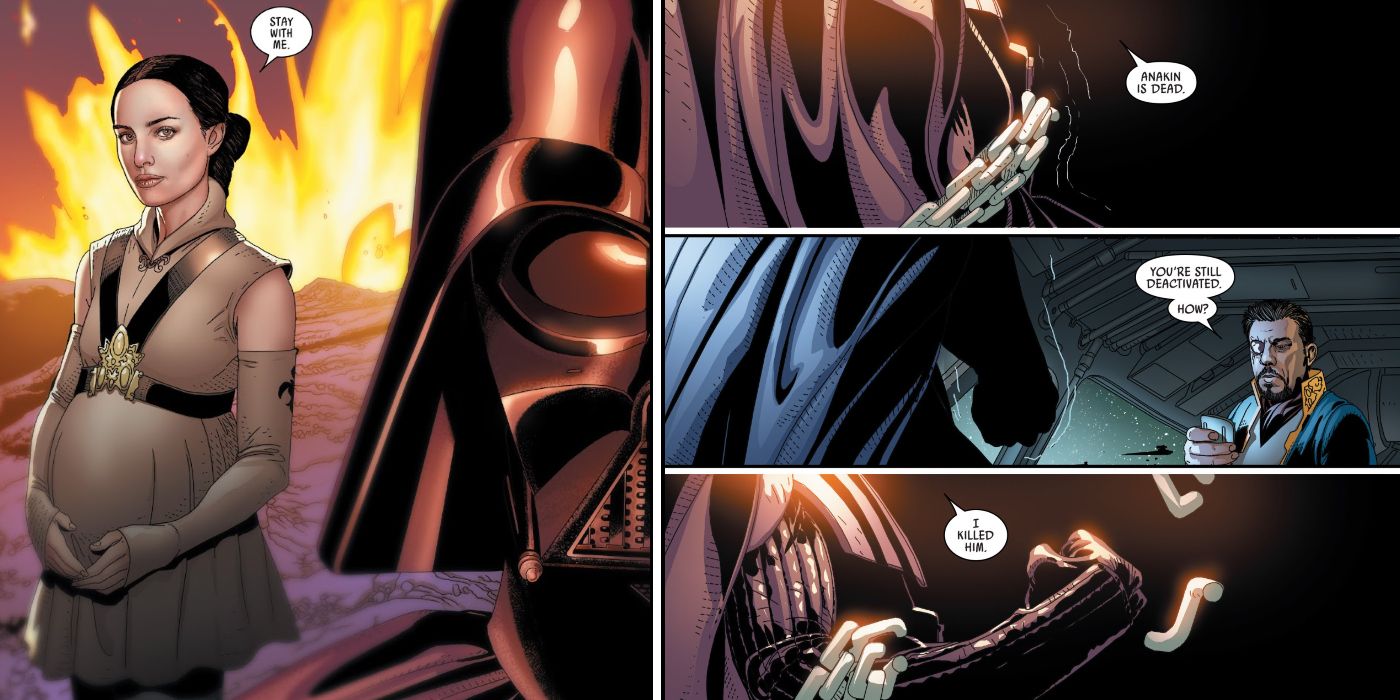 Padme Spirit is Killed in Darth Vader Comic