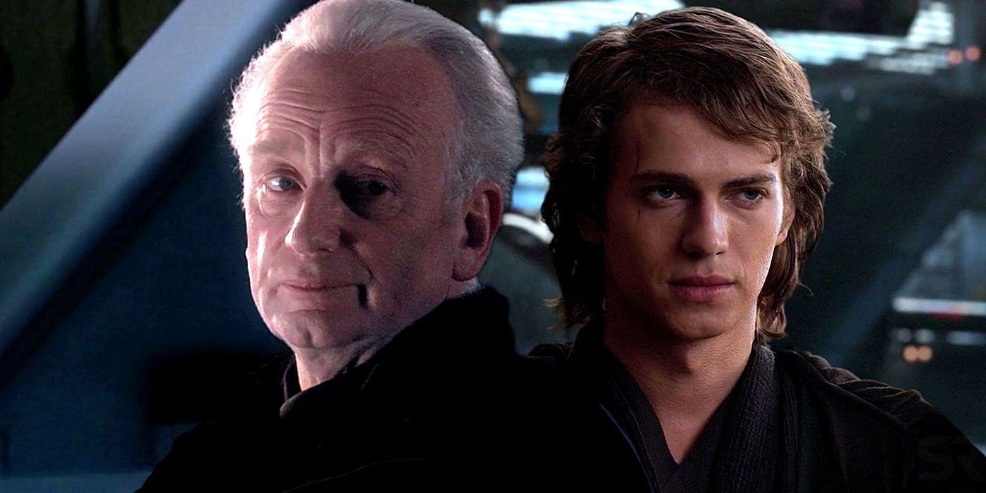 Palpatine and Anakin in Star Wars Revenge of the Sith