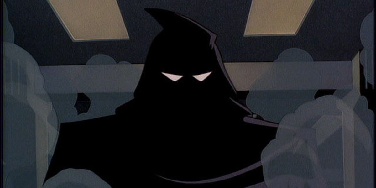 The Phantasm coming out of the shadows in Batman
