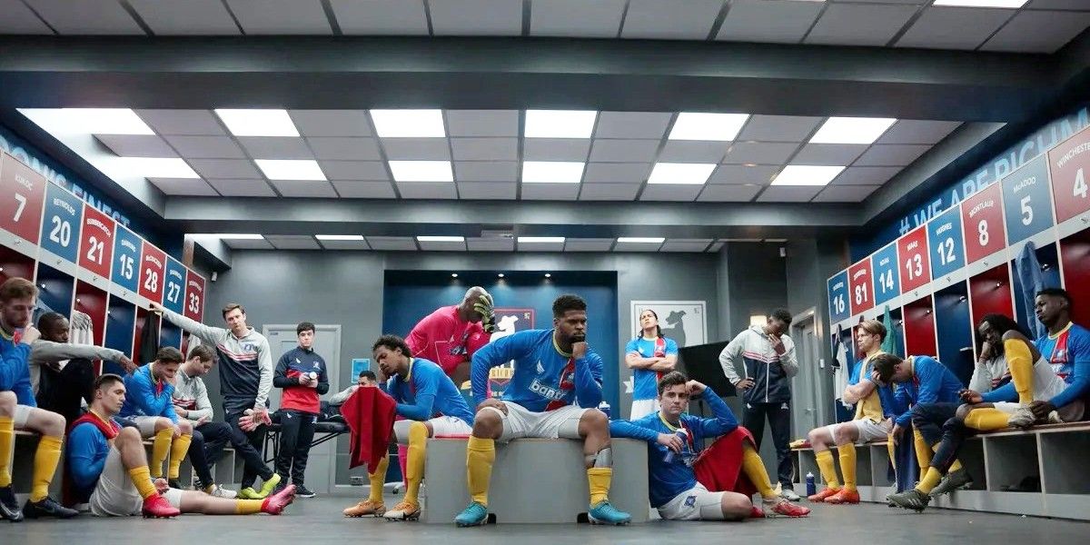 Richmond players sit sadly in the locker room in Ted Lasso season 2 finale
