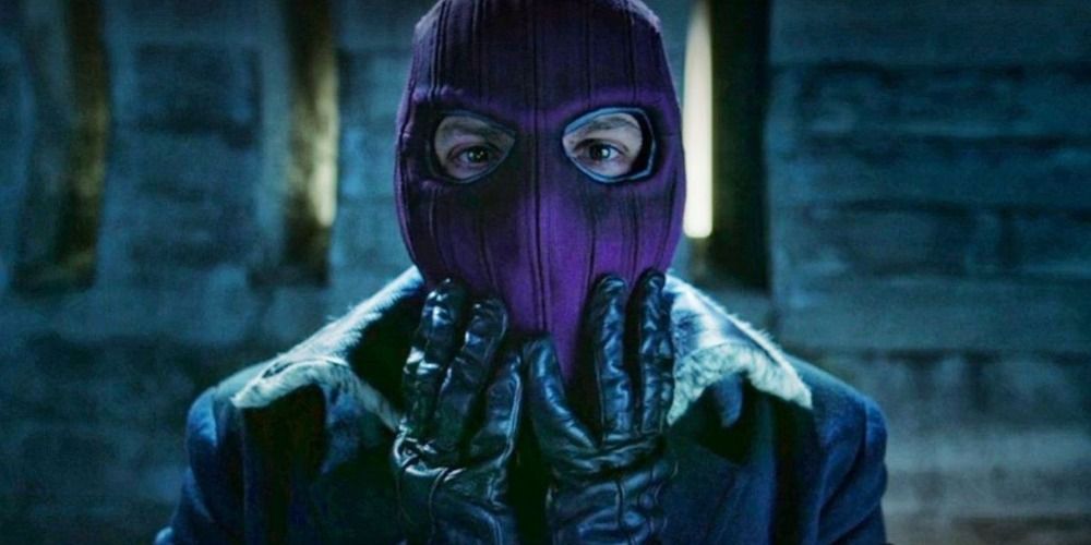 Baron Zemo dons his mask in The Falcon and the Winter Soldier