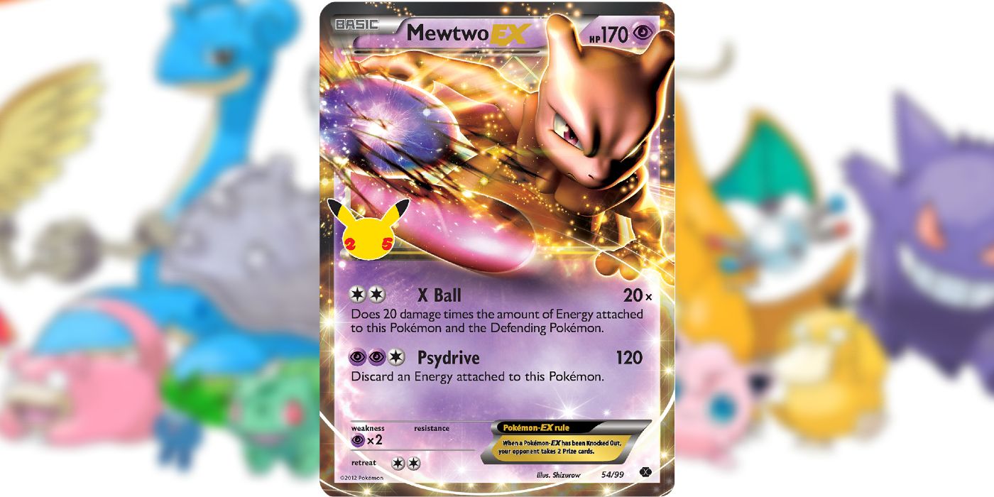 Ver. 2 PROMO POKEMON CHAMPIONSHIPS 2012 N° 54/99 MEWTWO EX 170 HP Attack 120
