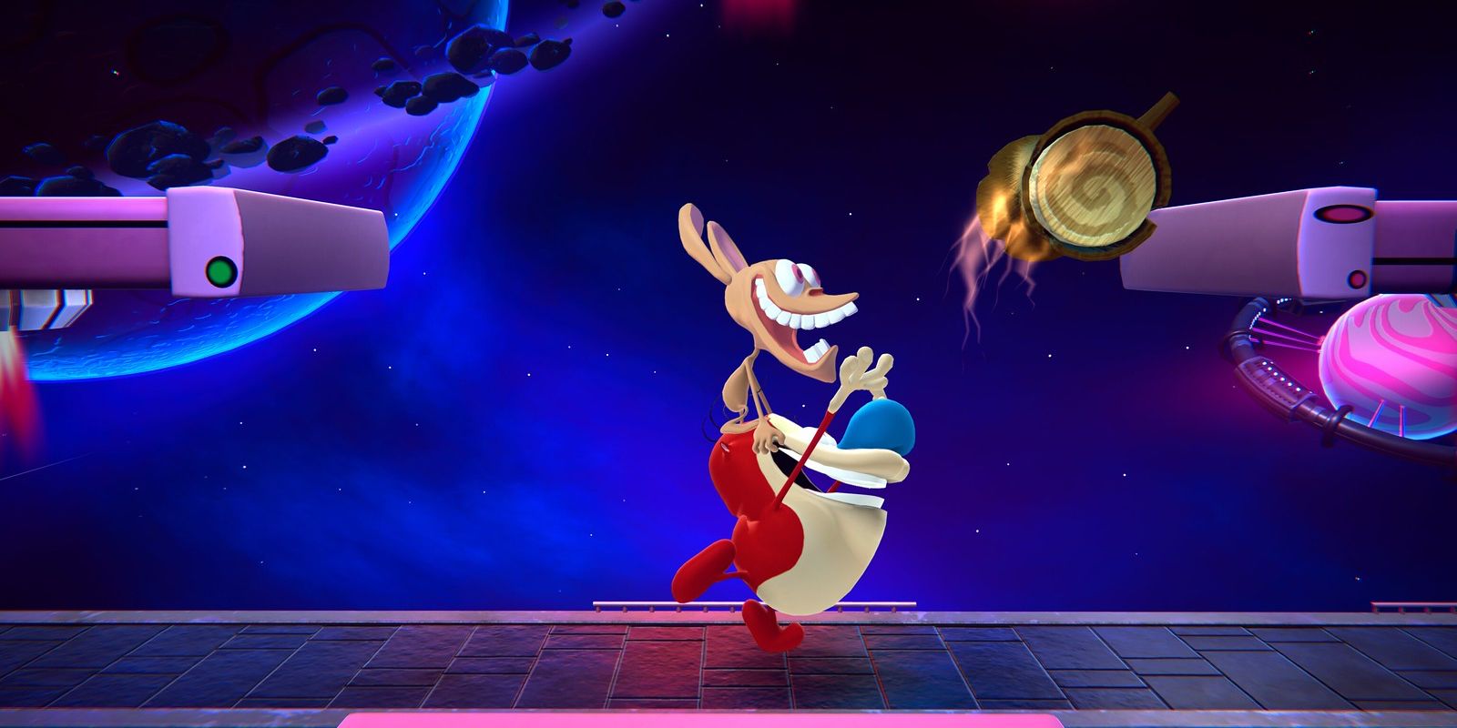 Why Ren and Stimpy are a single brawler in Nick All-Star Brawl