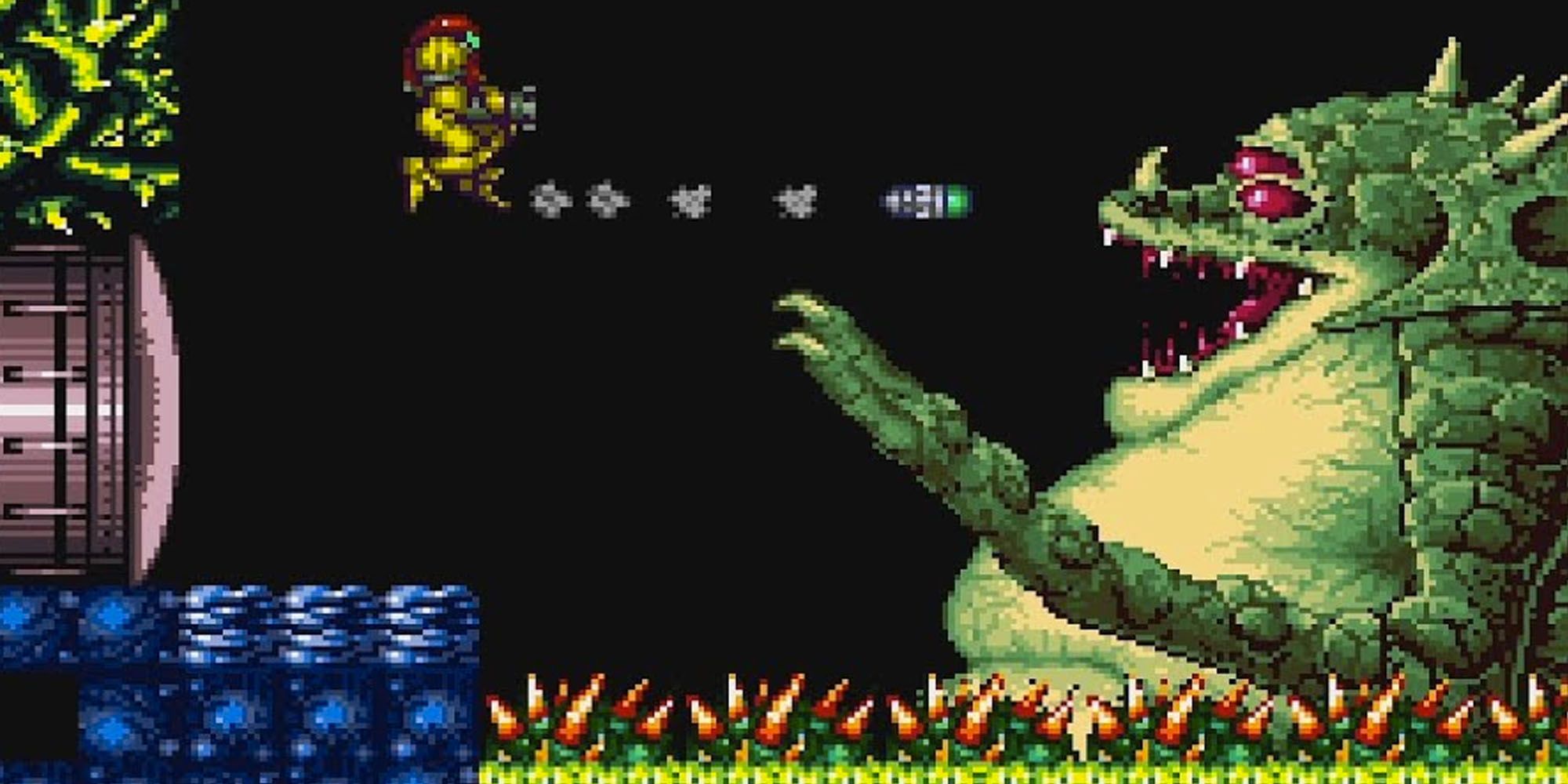 Kraid's first reappearance was in Super Metroid