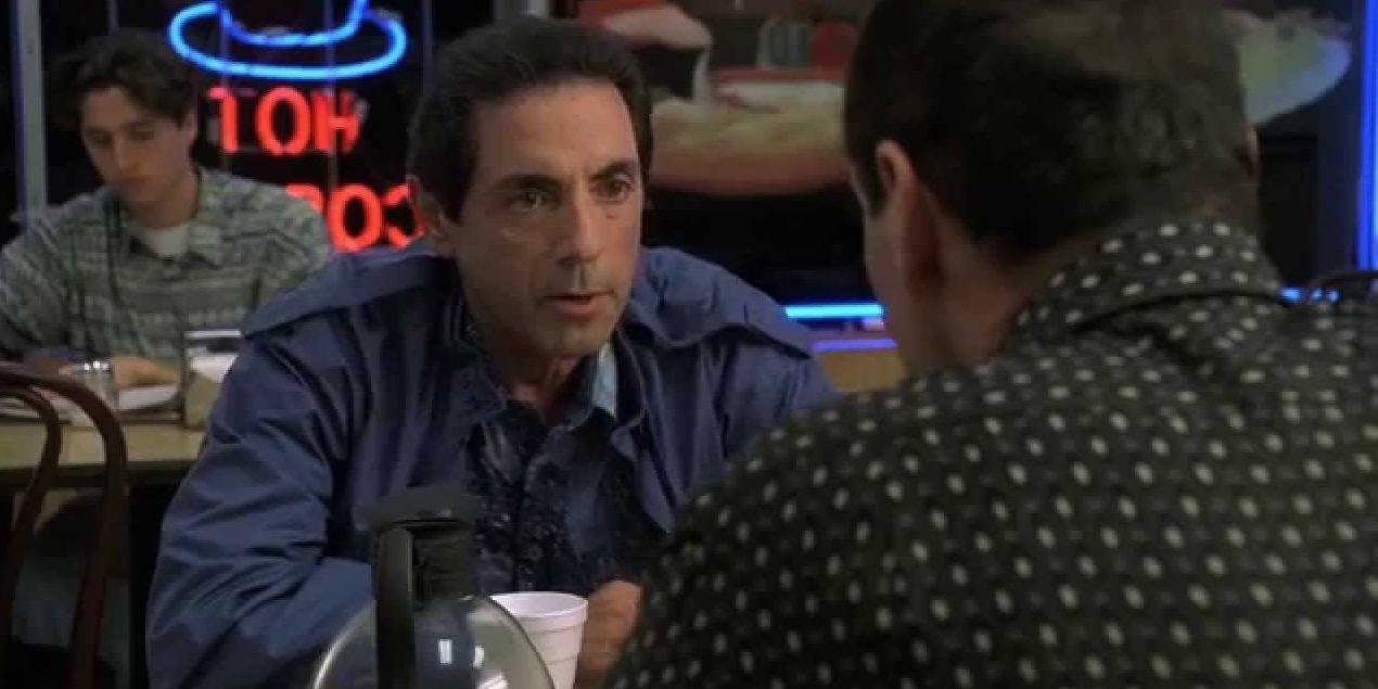 Richie tries to shake up Beansie at his restaurant in The Sopranos