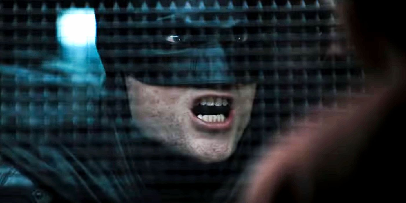 Robert Pattinson Shouting in The Batman Trailer