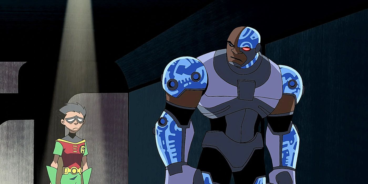 Robin and Cyborg in Teen Titans