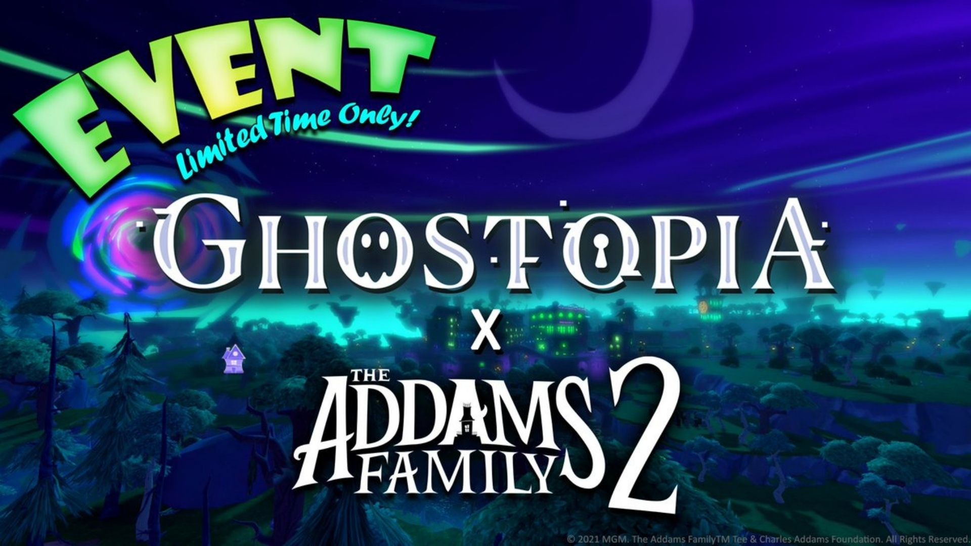 Roblox's Ghostopia The Addams Family 2 event