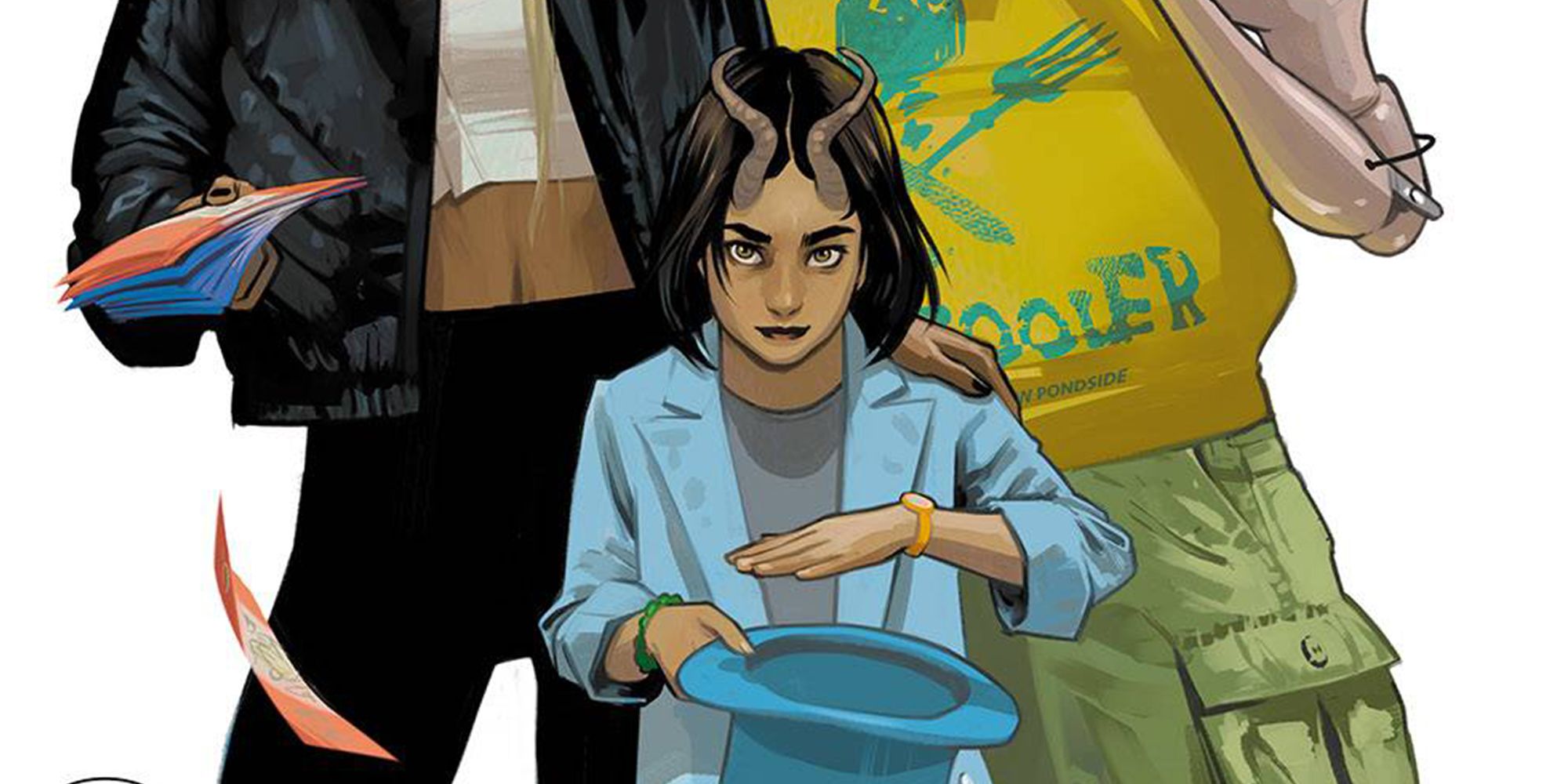 The cover of Saga #55.