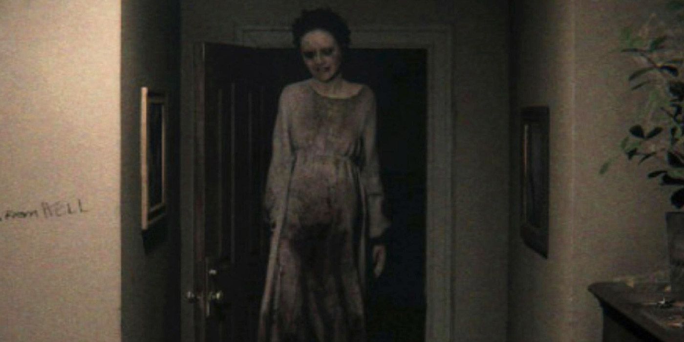 Lisa standing in a doorway in the P.T. demo