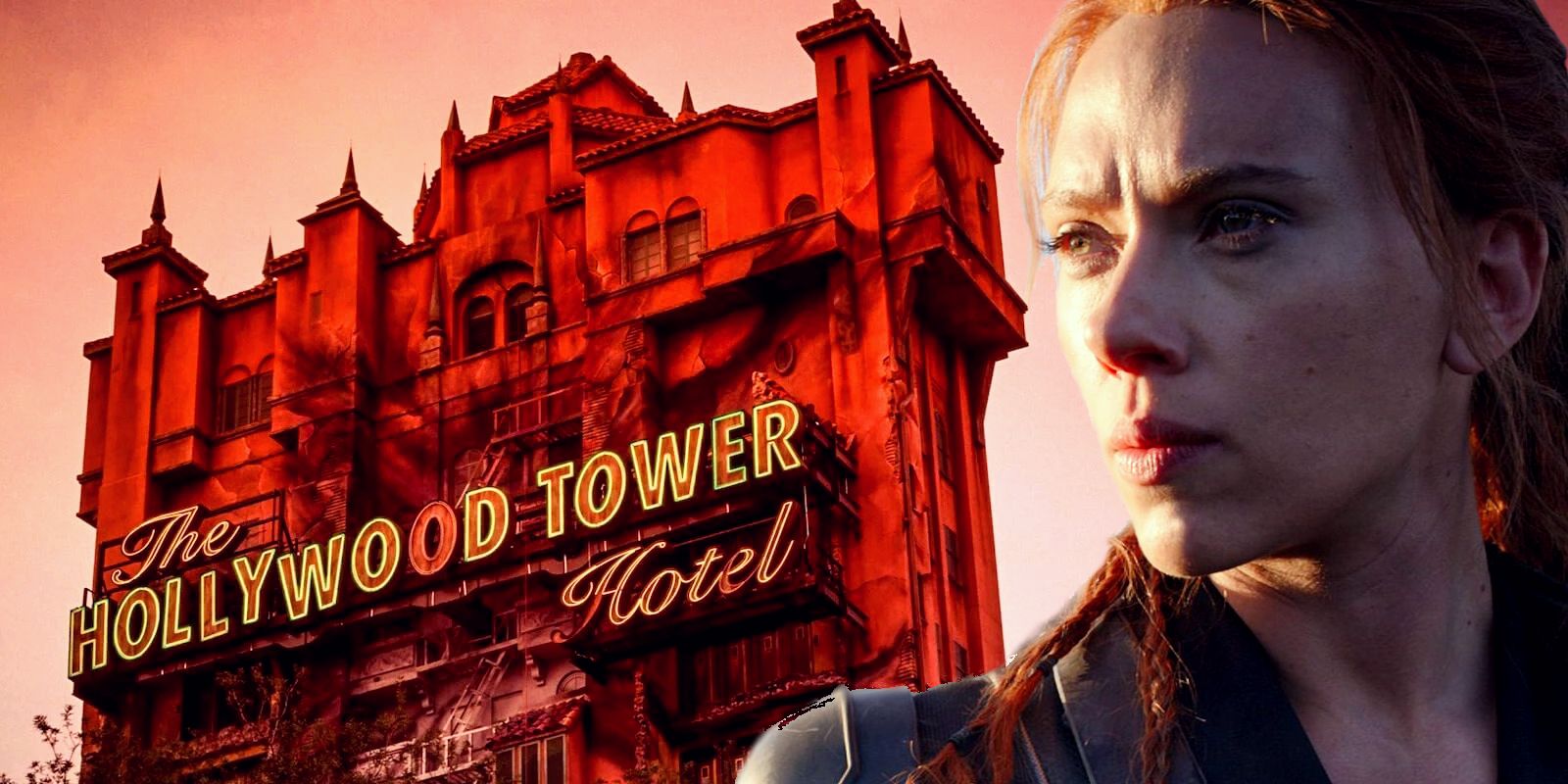 Scarlett Johansson and Tower of Terror