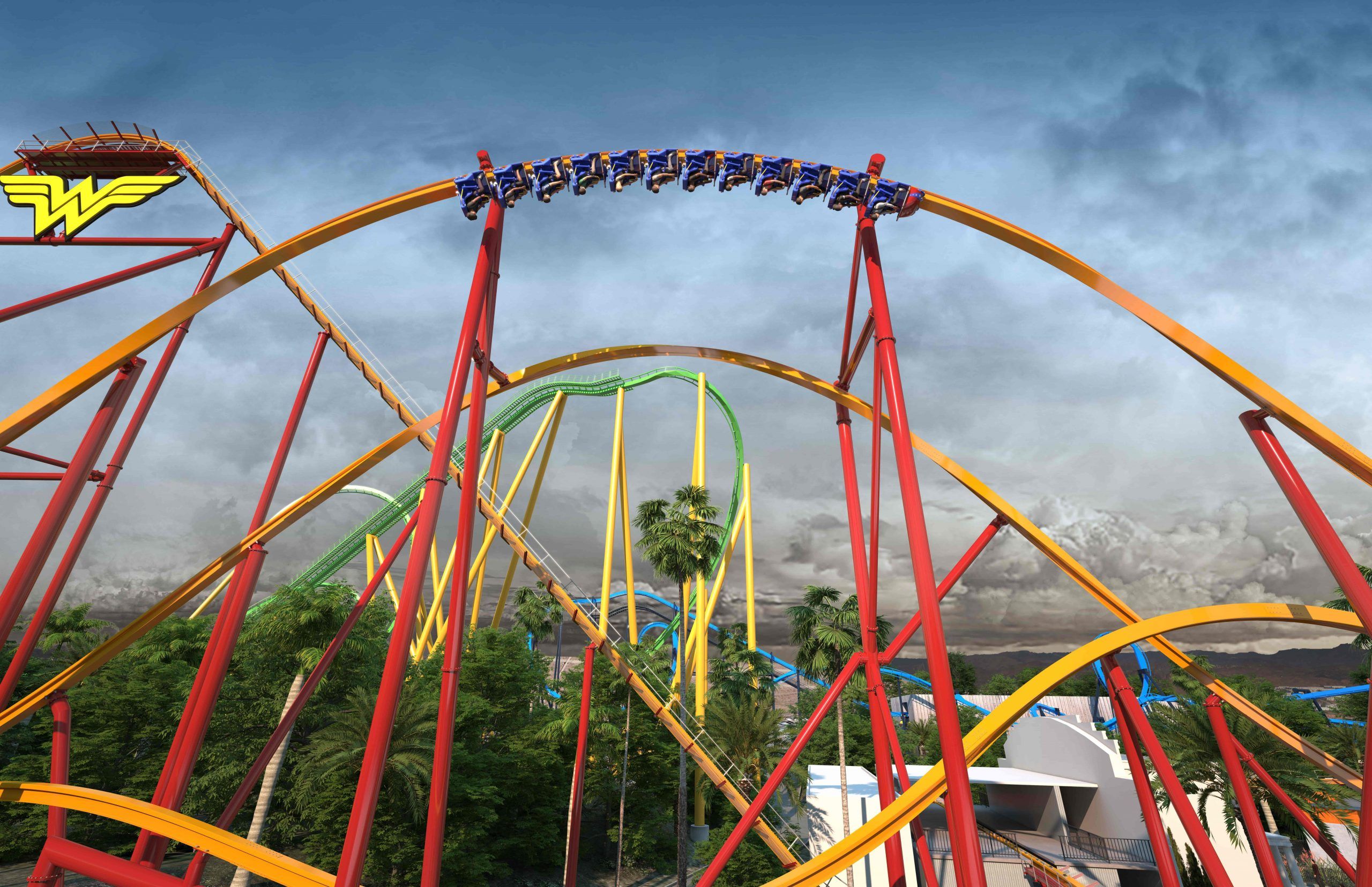 Wonder Woman Rollercoaster Coming To Six Flags Magic Mountain