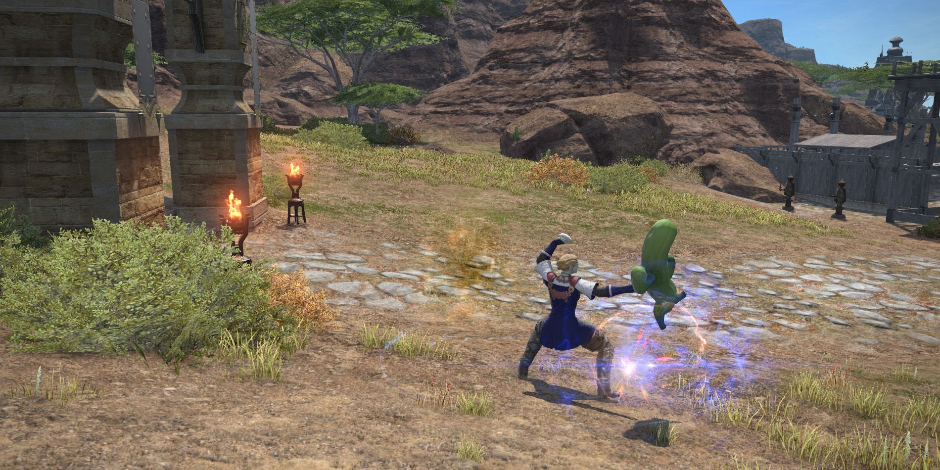 Snap Punch weaponskill in Final Fantasy 14