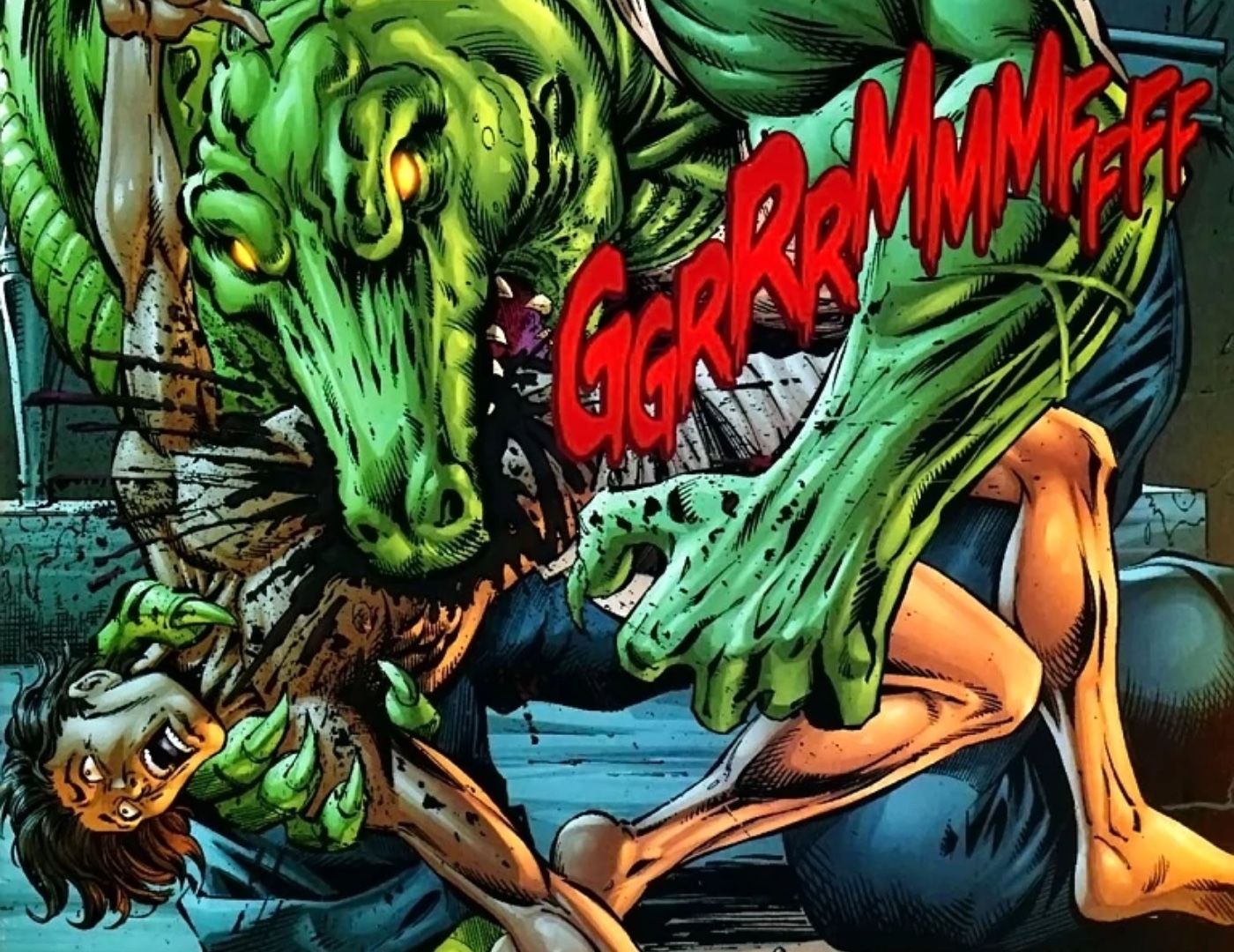 Sobek Eating Osiris Black Adam