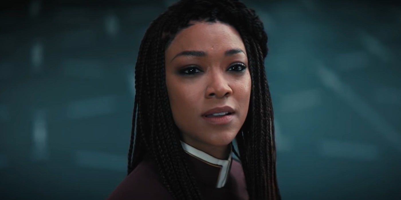 Sonequa Martin-Green as Burnham in Star Trek Discovery season 4