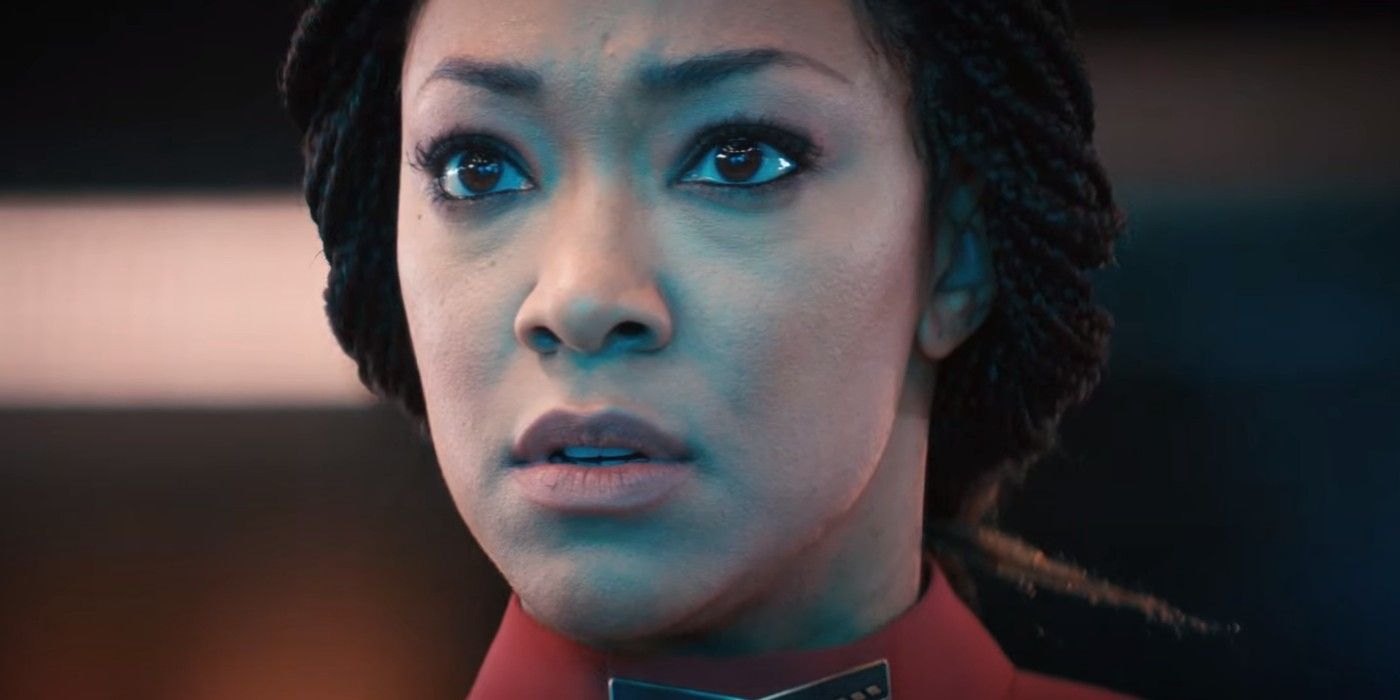Sonequa Martin Green as Captain Burnham in Star Trek Discovery season 4
