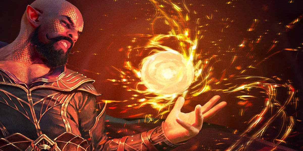 Sorcerer casts firebolt in Baldurs Gate 3