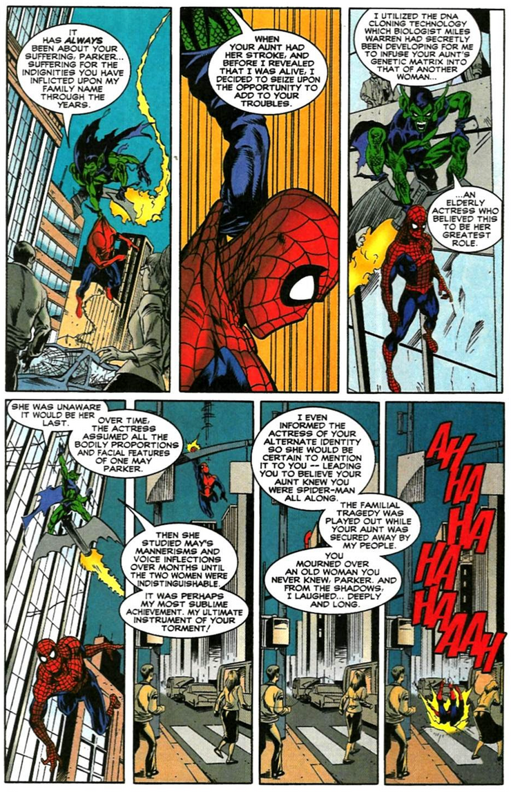 SpiderMan’s Worst Retcon Ever Ruined Aunt May AND the Green Goblin