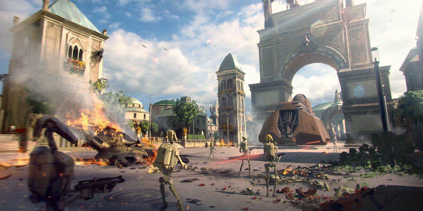 Star Wars Battlefront 2 Naboo Concept Art 