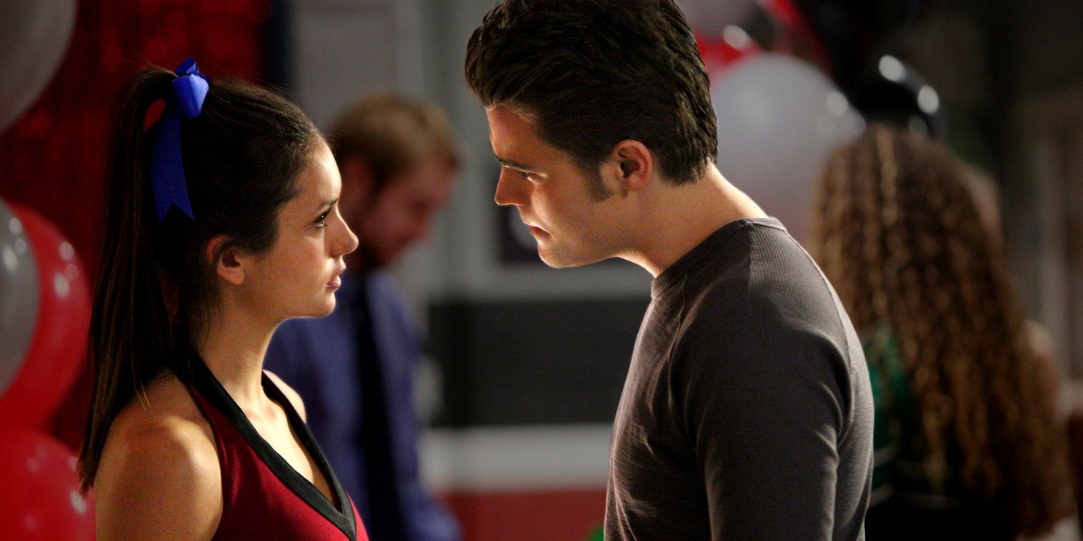 Stefan talks to no humanity Elena in The Vampire Diaries.