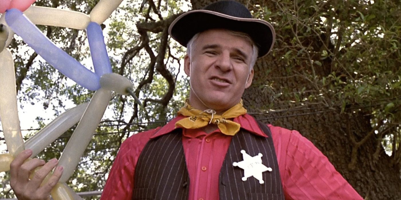 Steve Martin dressed as a sheriff in Parenthood.