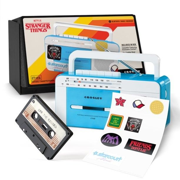 Stranger Things season 4 cassette player merch