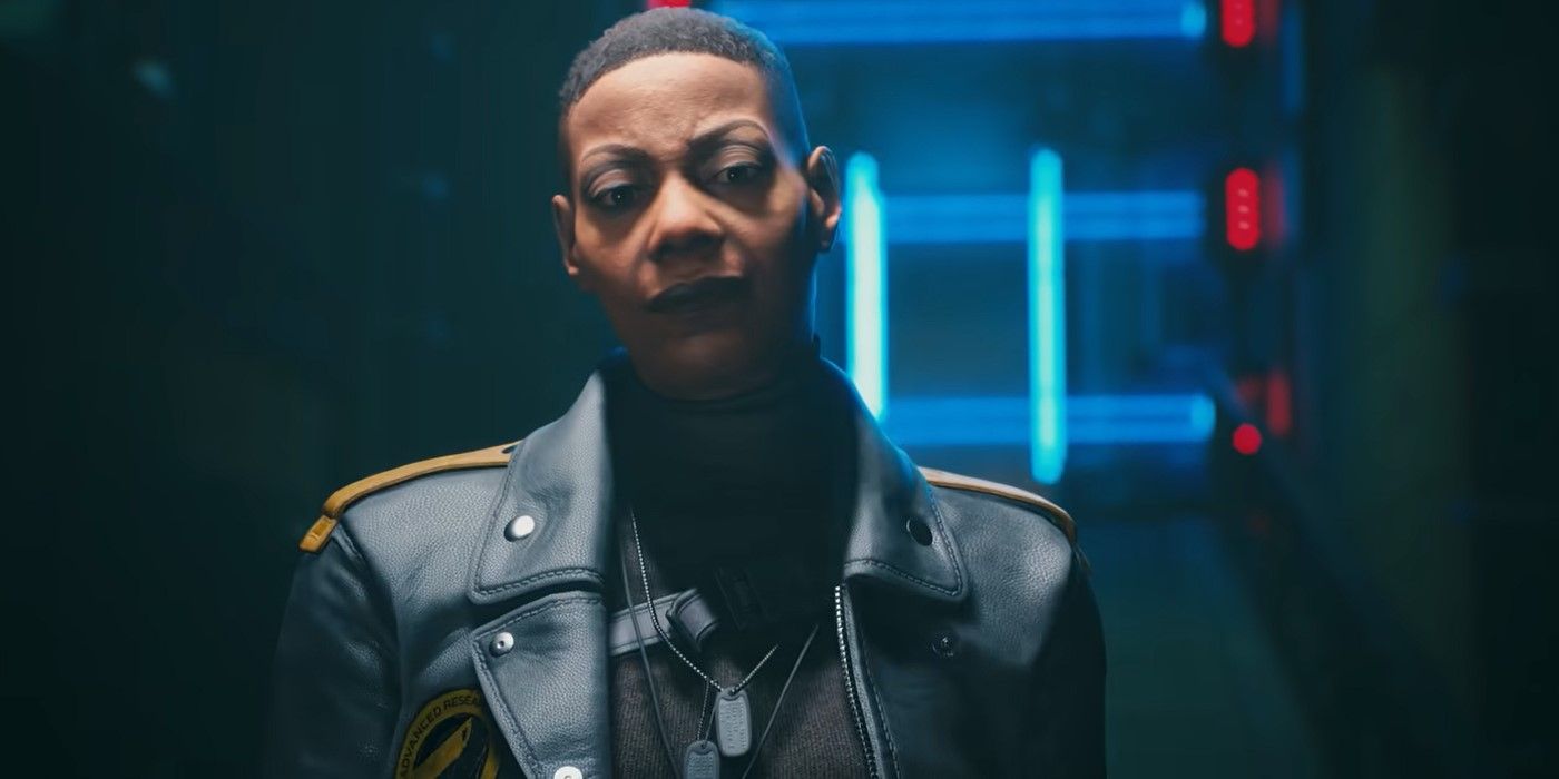 Amanda Waller looking serious in Suicide Squad: Kill the Justice League.