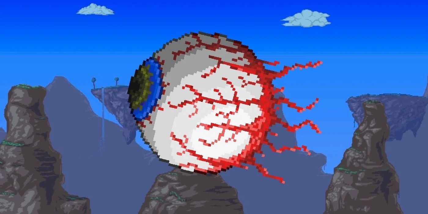 Terraria How To Beat The Eye Of Cthulhu Boss Guide