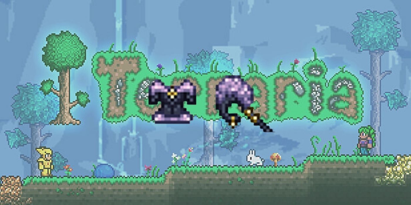 The Flinx Coat against a Terraria background