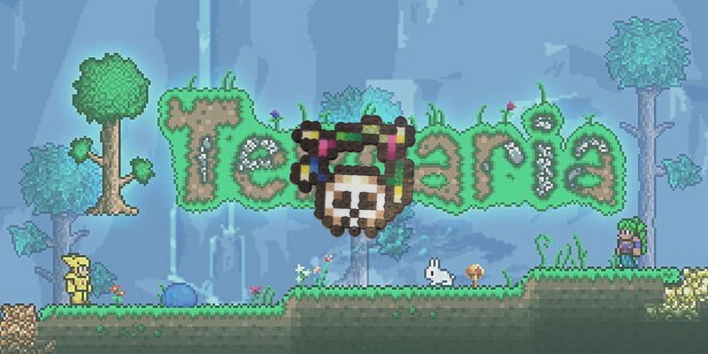 The Pygmy Necklace against a Terraria background