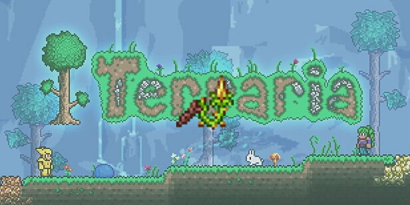 The Snapthorn against a Terraria background