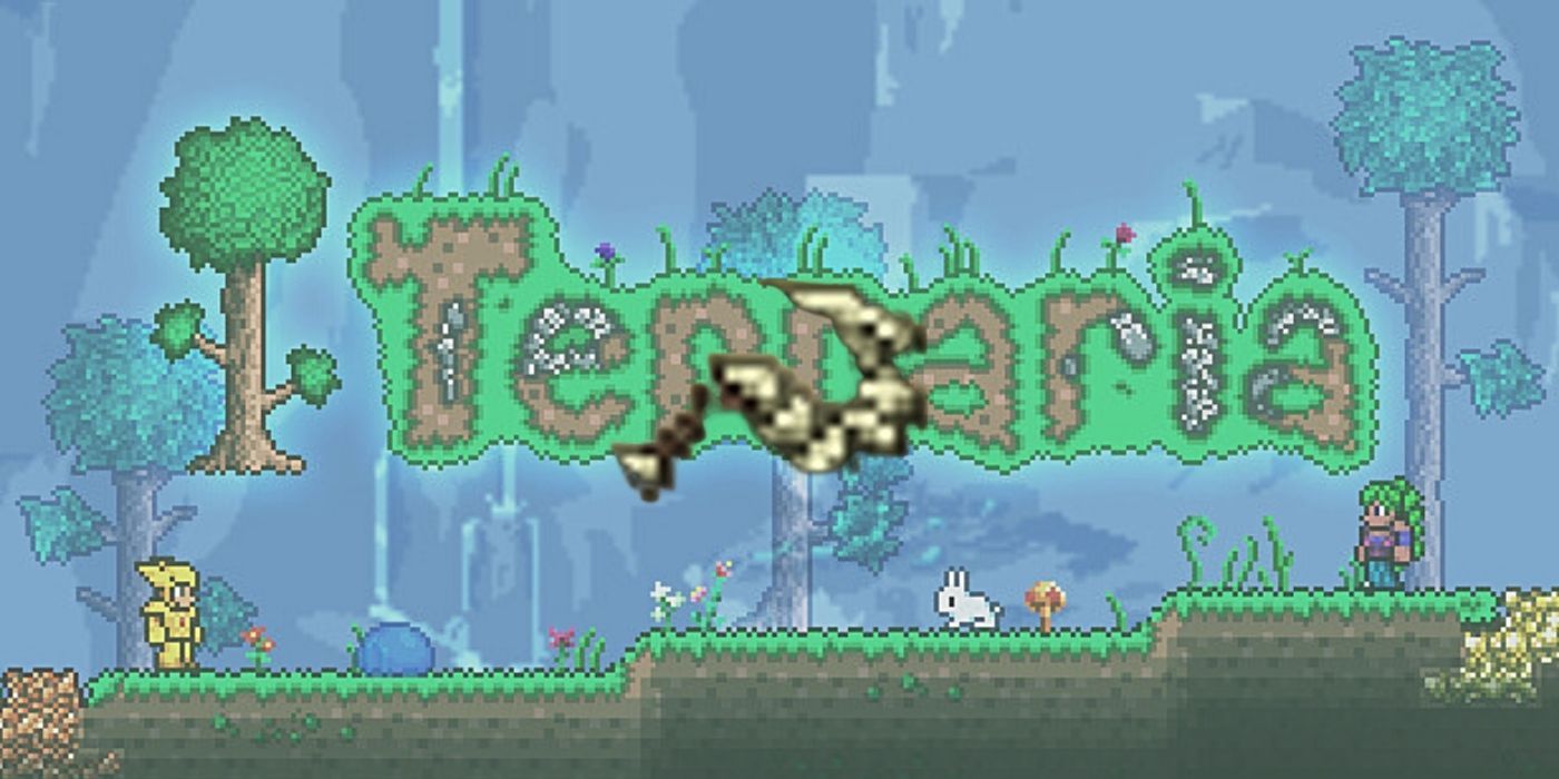 The Spinal Tap against a Terraria background
