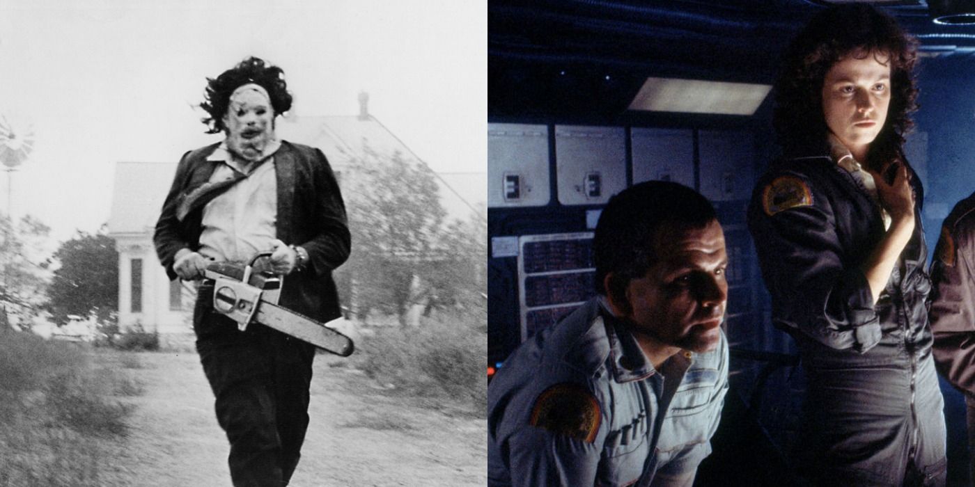 Texas Chainsaw Massacre and Alien.