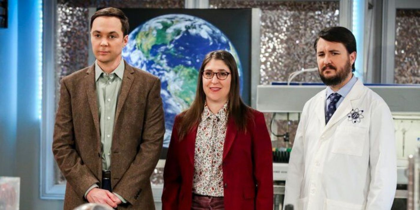 Sheldon and Amy guest-star on Wil's Professor Proton show on The Big Bang Theory.