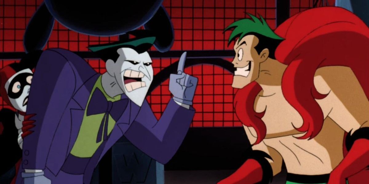 Joker argues with The Creeper in Batman the Animated Series.