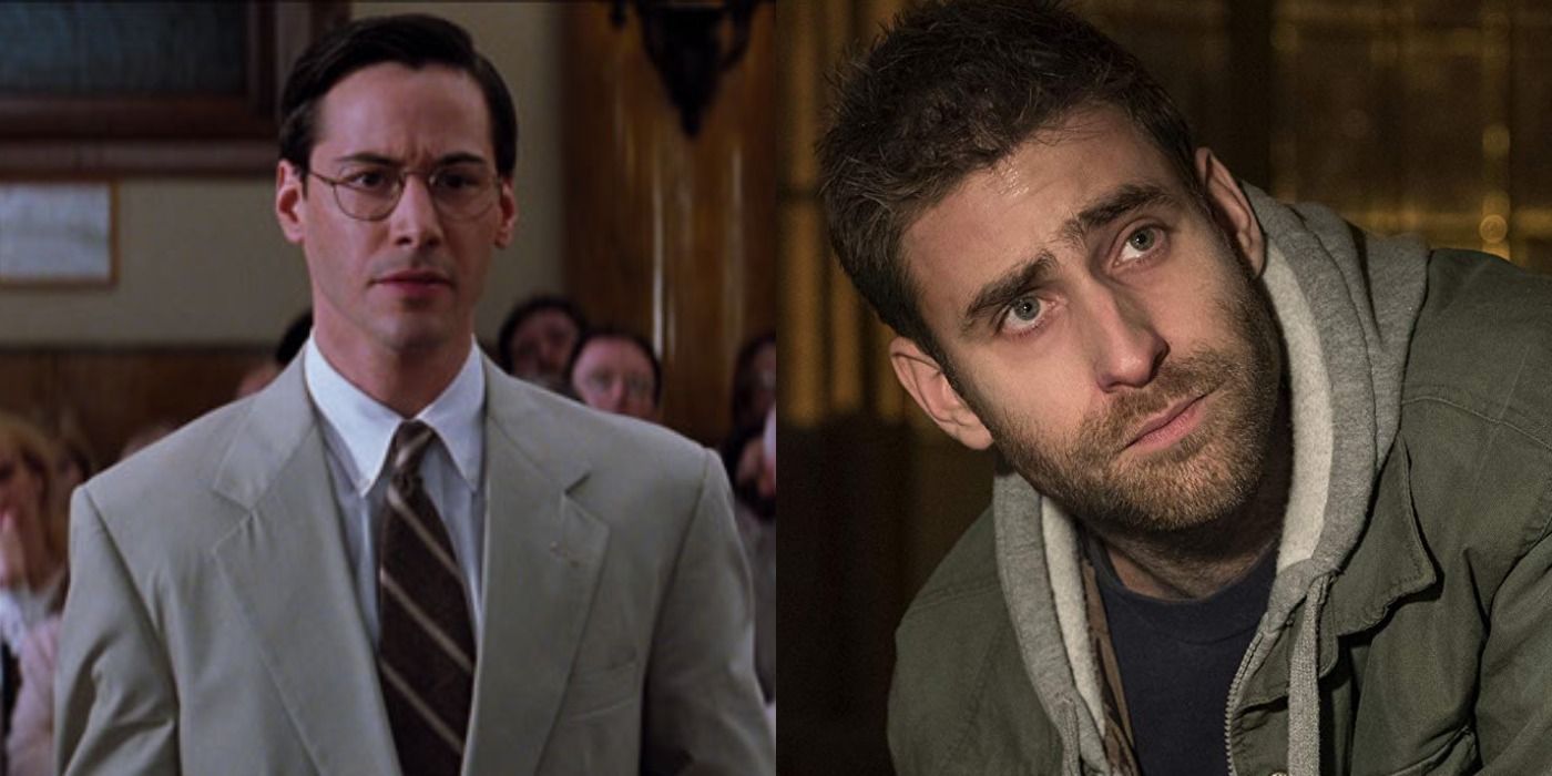 Split image showing Kevin in The Devil's Advocate, and Luke in The-Haunting-of-Hill-House
