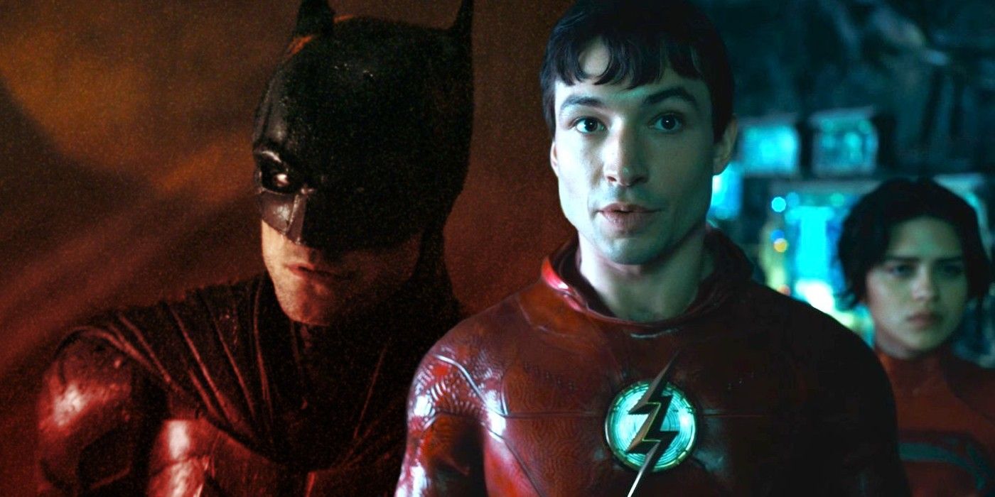 Robert Pattinson as Batman and Ezra Miller as the Flash