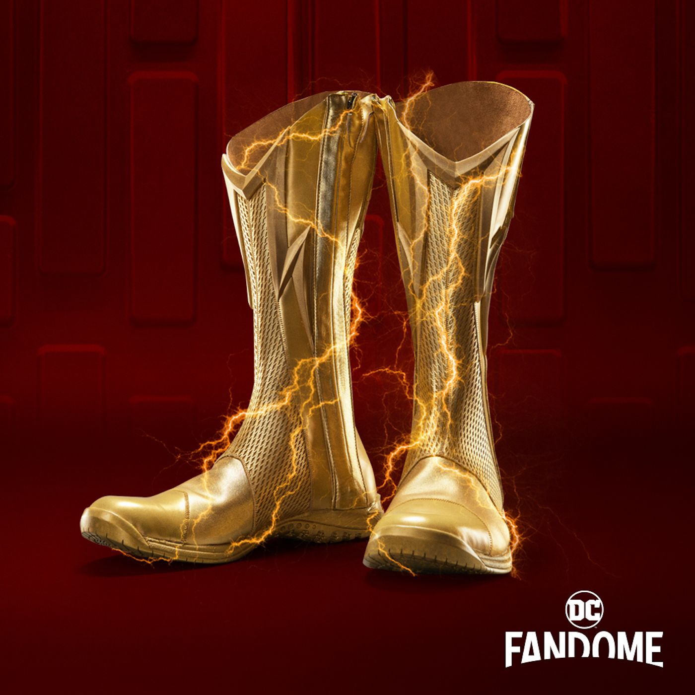 The Flash Season 8 Gold Boots Full Size