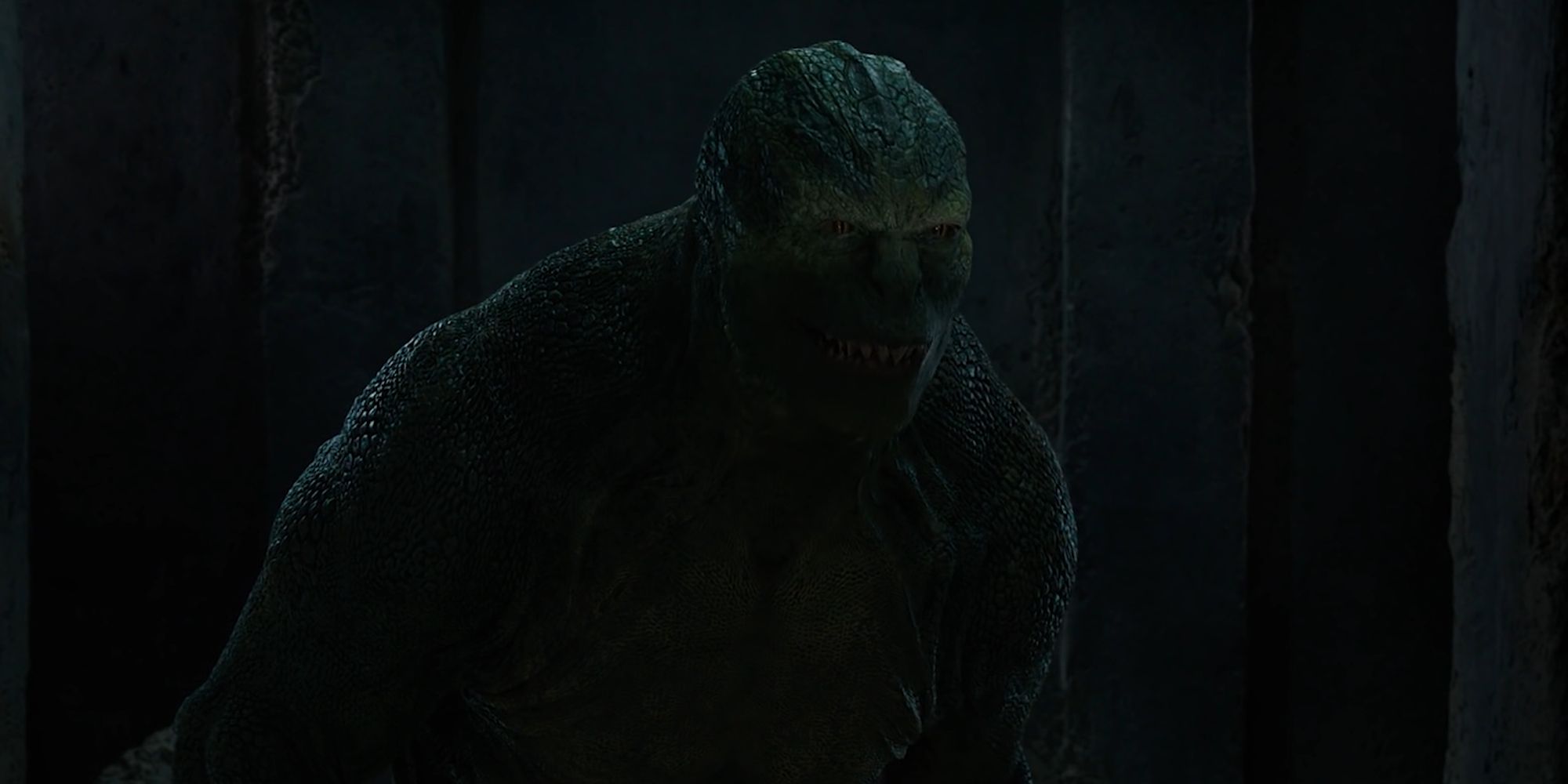 The Lizard in Doctor Strange's prison of the undercroft in Spider-Man No Way Home