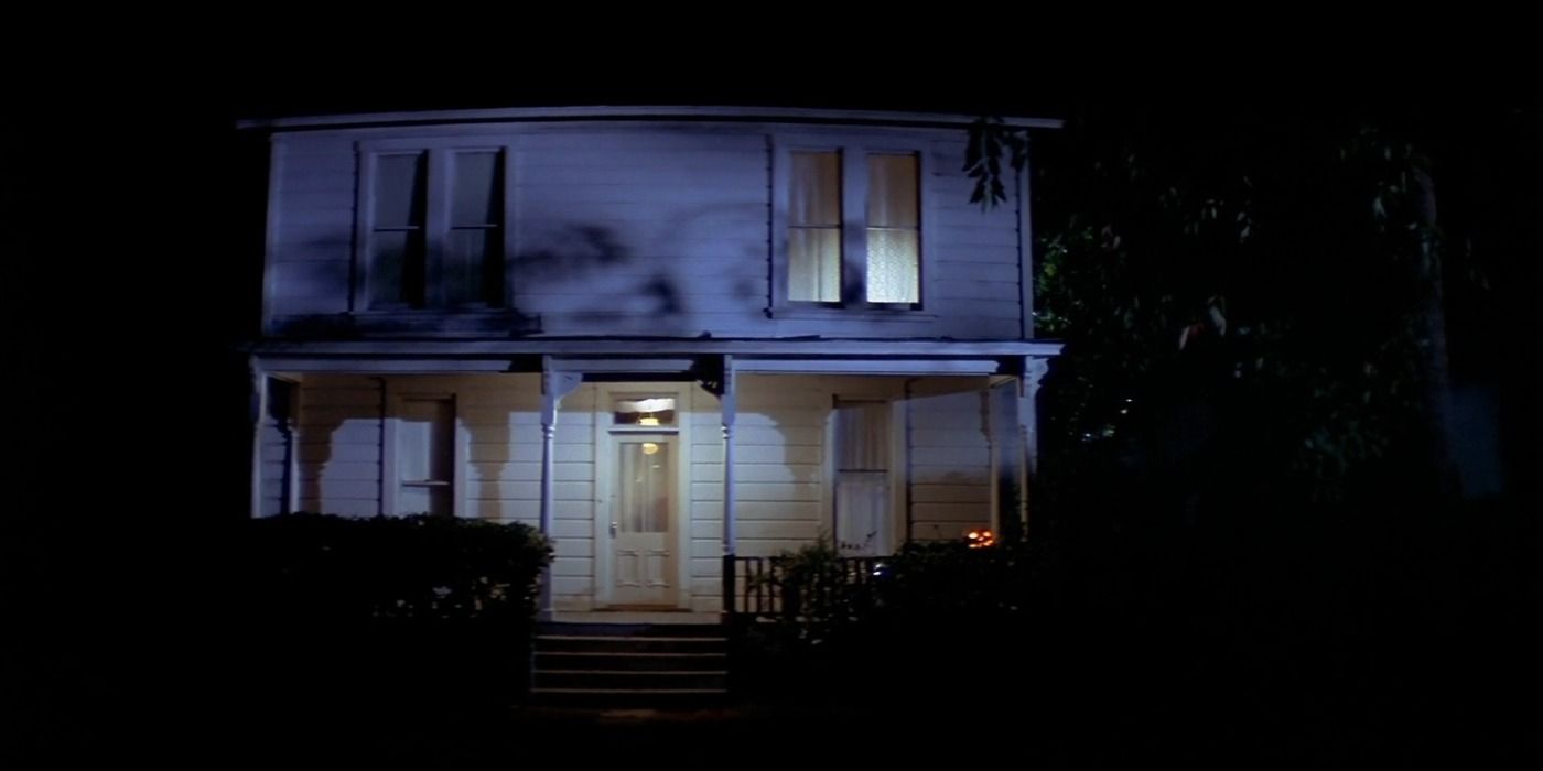 The Myers House seen in the opening shot of the original film