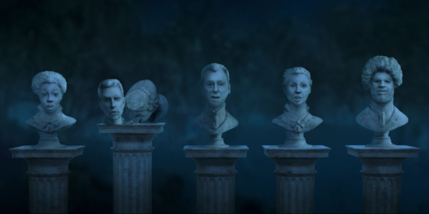 The Singing Busts in Muppets Haunted Mansion