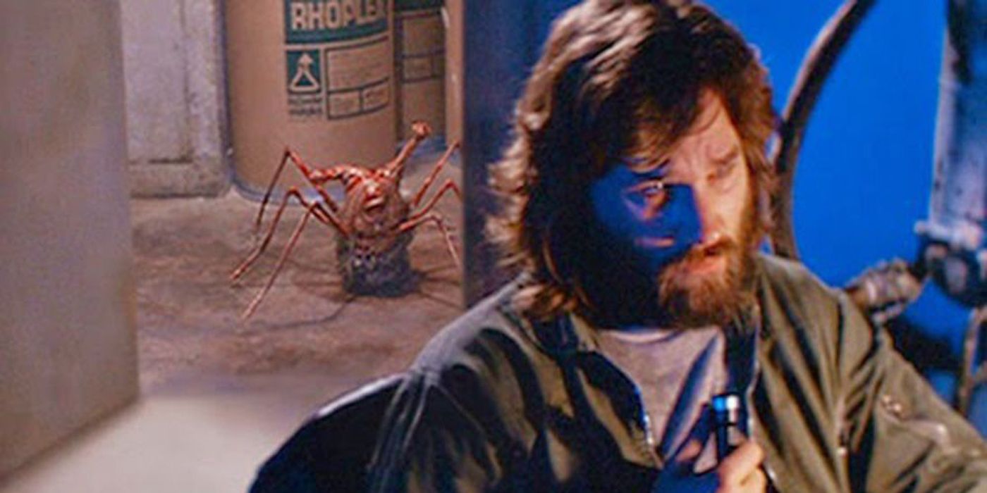 The alien in The Thing behind Kurt Russell.