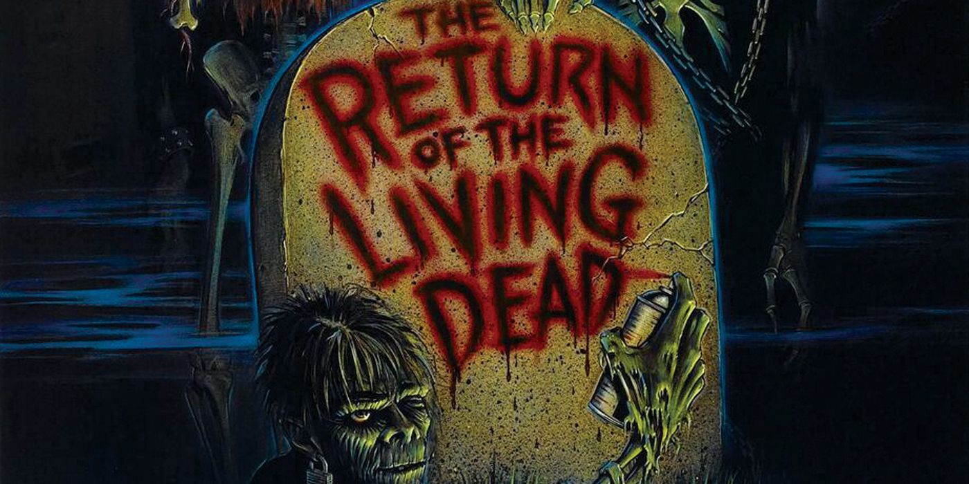 The poster for The Return Of The Living Dead.