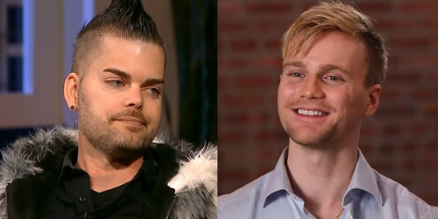 90 Day Fiancé stars Tim Malcolm and Jesse Meester in side-by-side image
