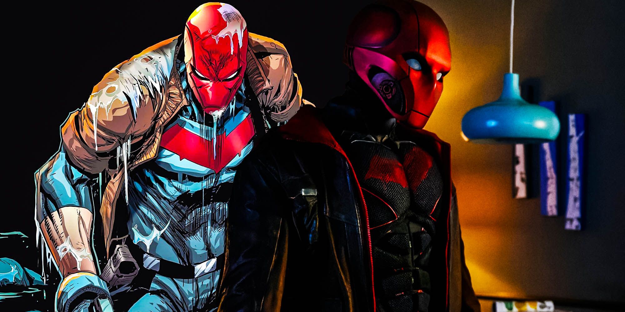 Titans setting up a more comic accurate red hood season 4