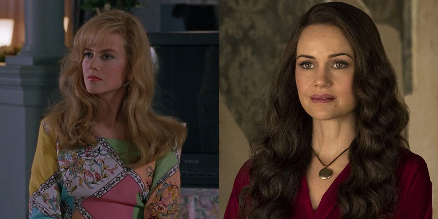 Split image showing Suzanne in To Die For and Olivia in The-Haunting-of-Hill-House