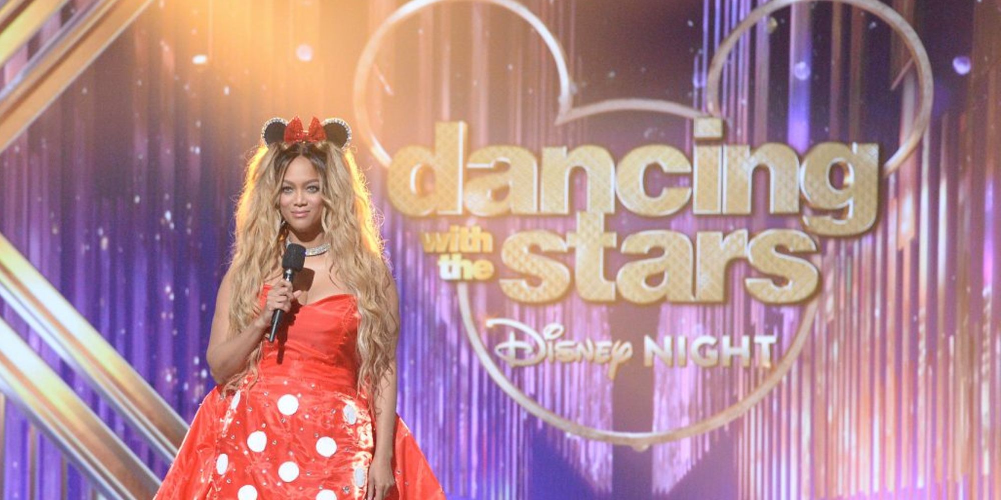 Tyra Banks on Dancing With The Stars episode for Disney Night