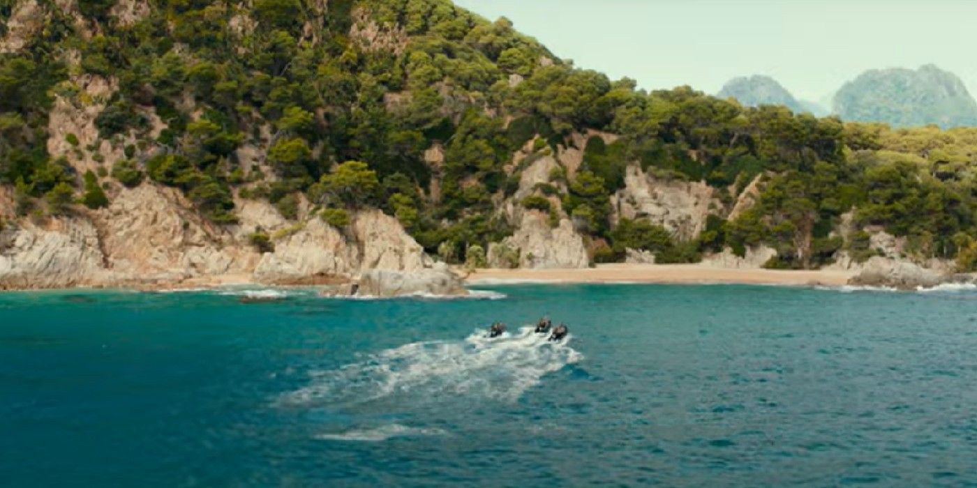 Uncharted Movie Trailer Villains Boats Island